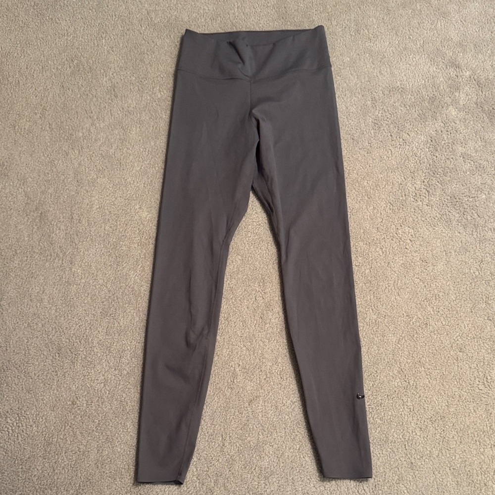 Nike Steel Gray Full Length Leggings Small